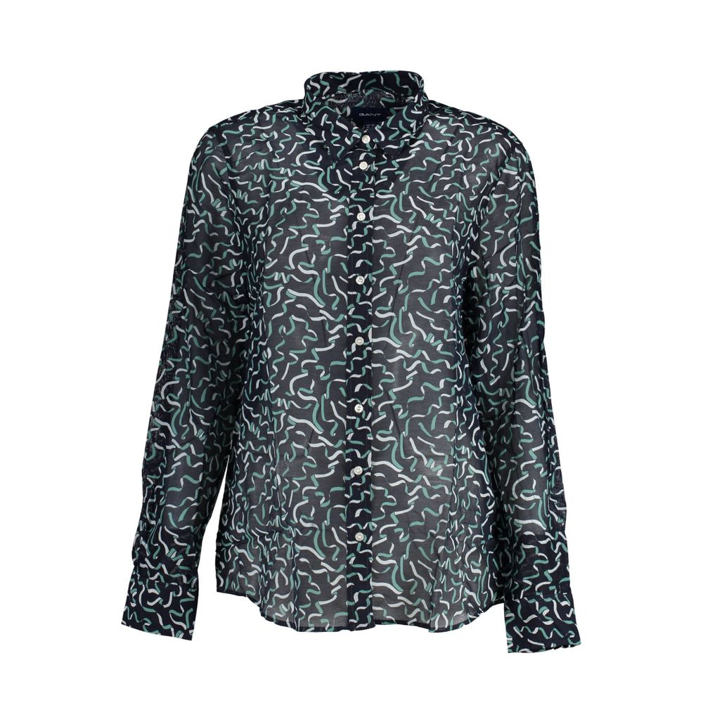 Gant Blu Cotton Women Shirt
