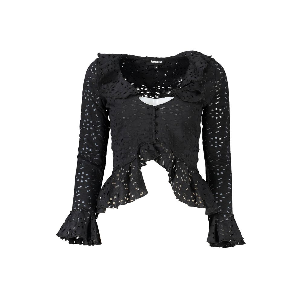 Desigual Nero Cotton Women Blouse