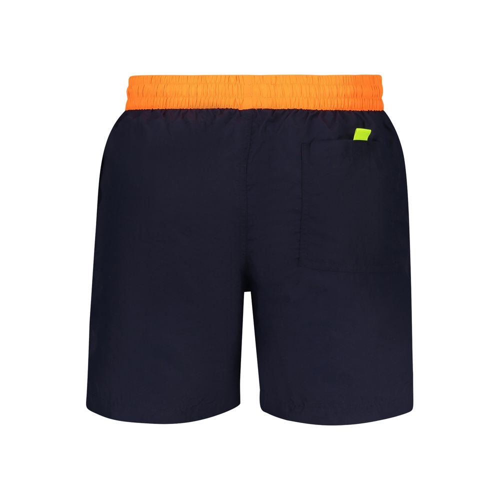 Norway 1963 Blu Poliammide Men's Swim Boxer