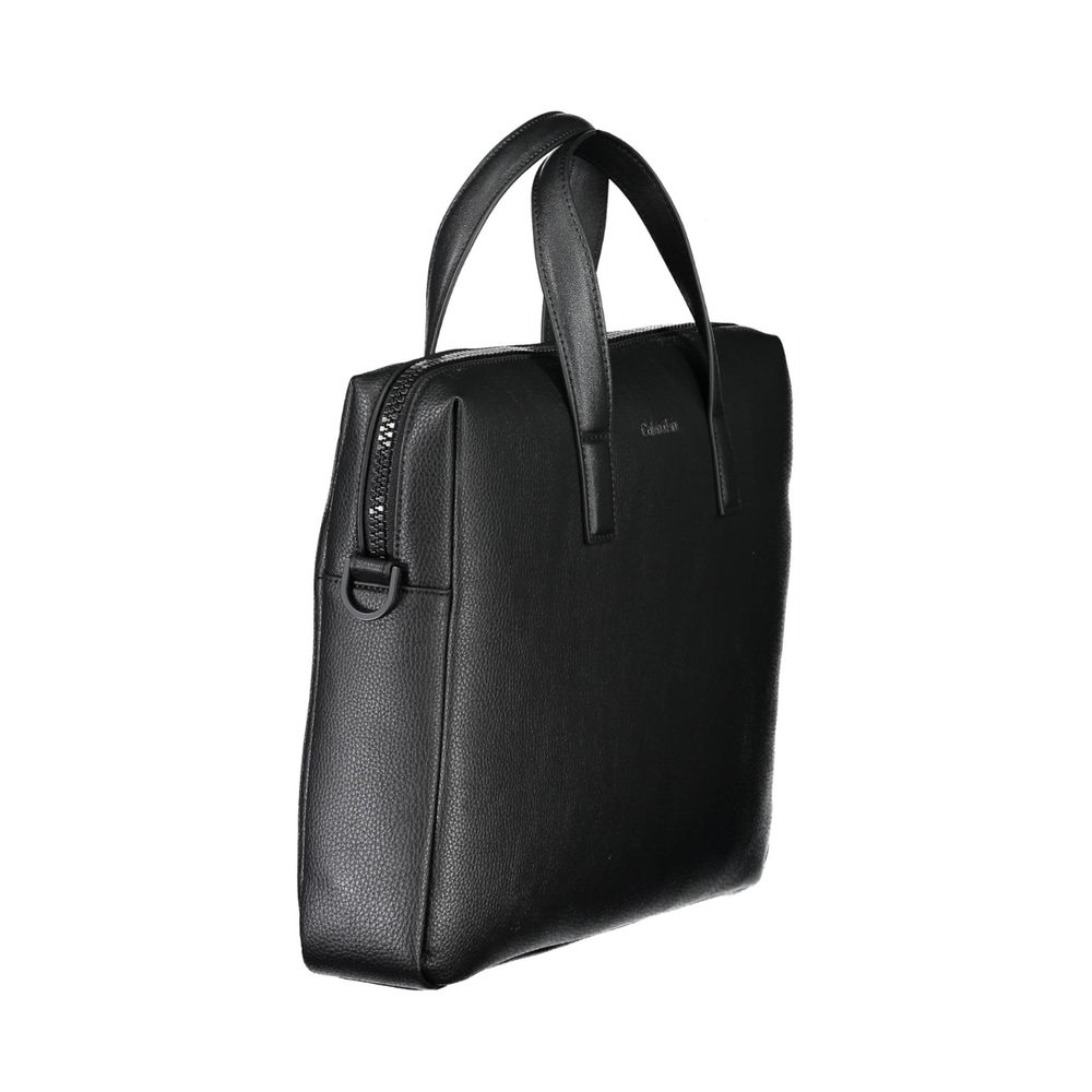 Calvin Klein Nero Polyester Men's Briefcase