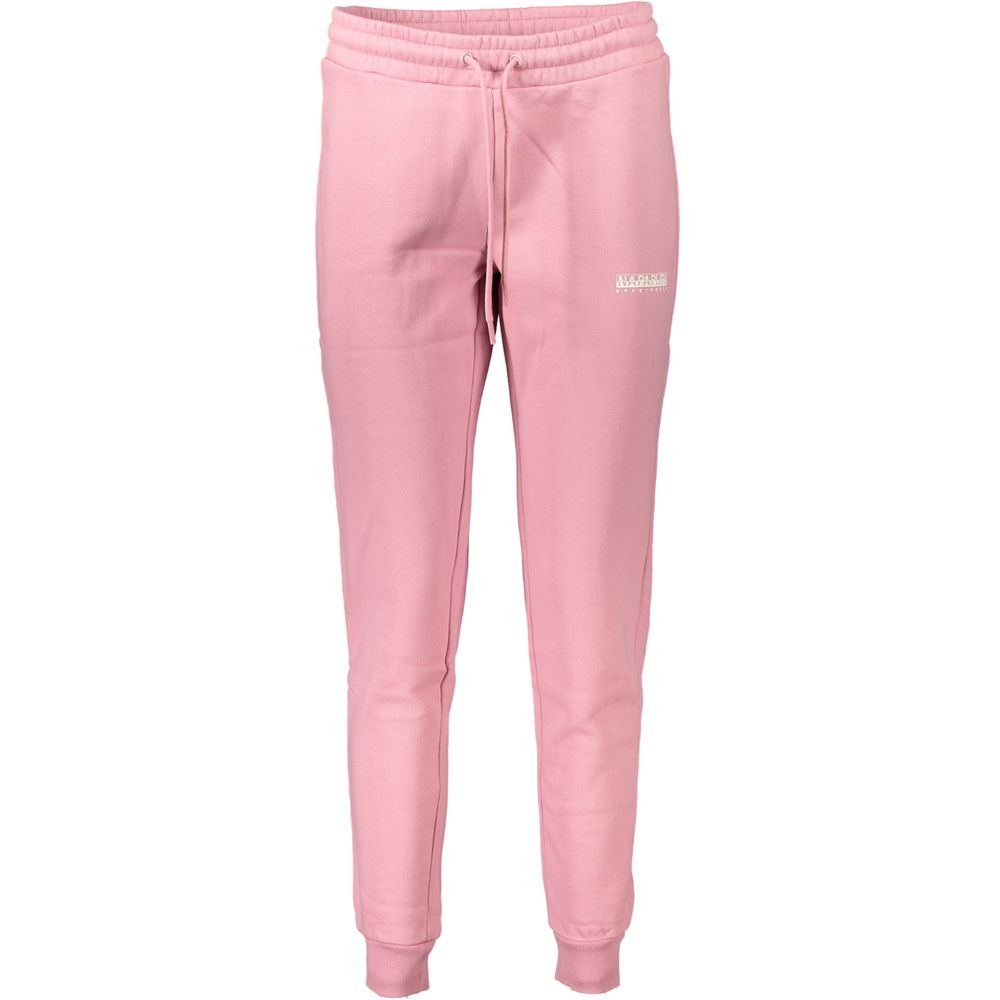 Napapijri Pink Cotton Women's Sweatpant