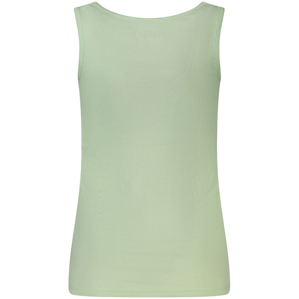 Guess Jeans Green Cotton Tank Top