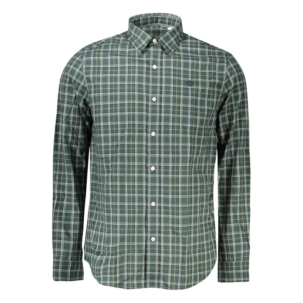 Timberland Verde Cotton Men Shirt