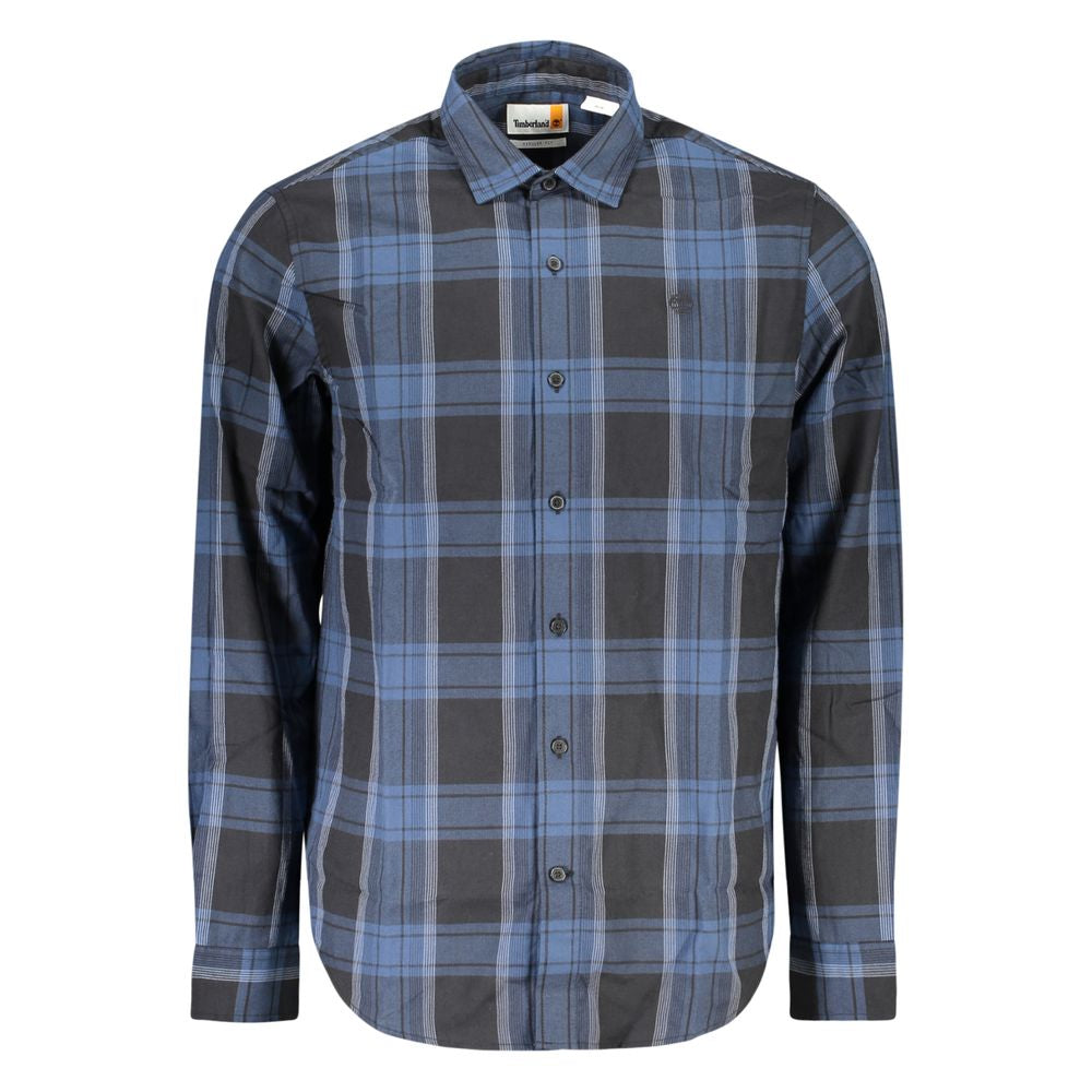 Timberland Blue Cotton Men Shirt