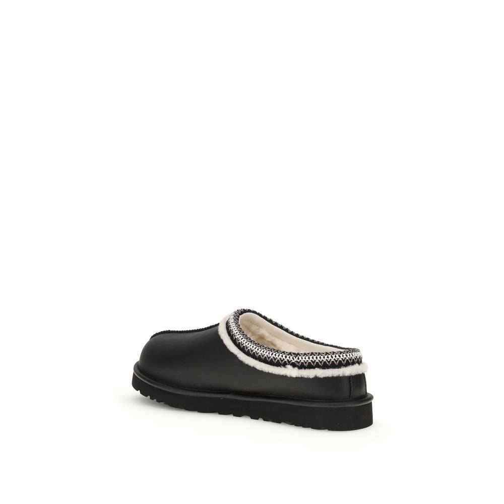UGG Black Leather Mules
