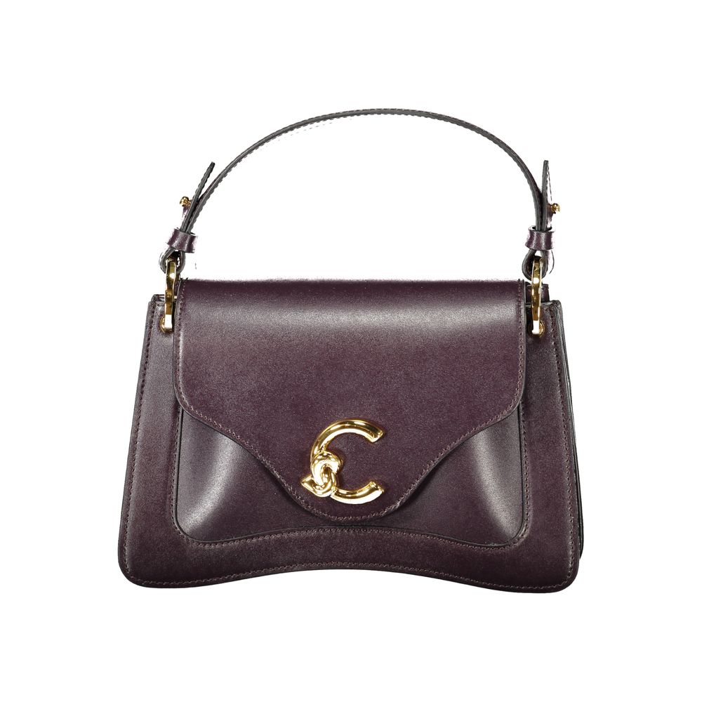 Coccinelle Purple Leather Handbag