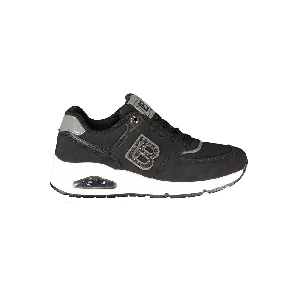 Laura Biagiotti Black Polyurethane Women Sneaker