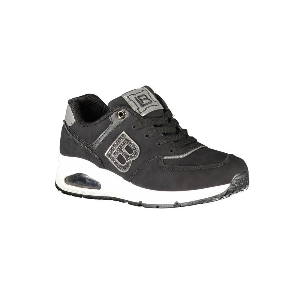 Laura Biagiotti Black Polyurethane Women Sneaker