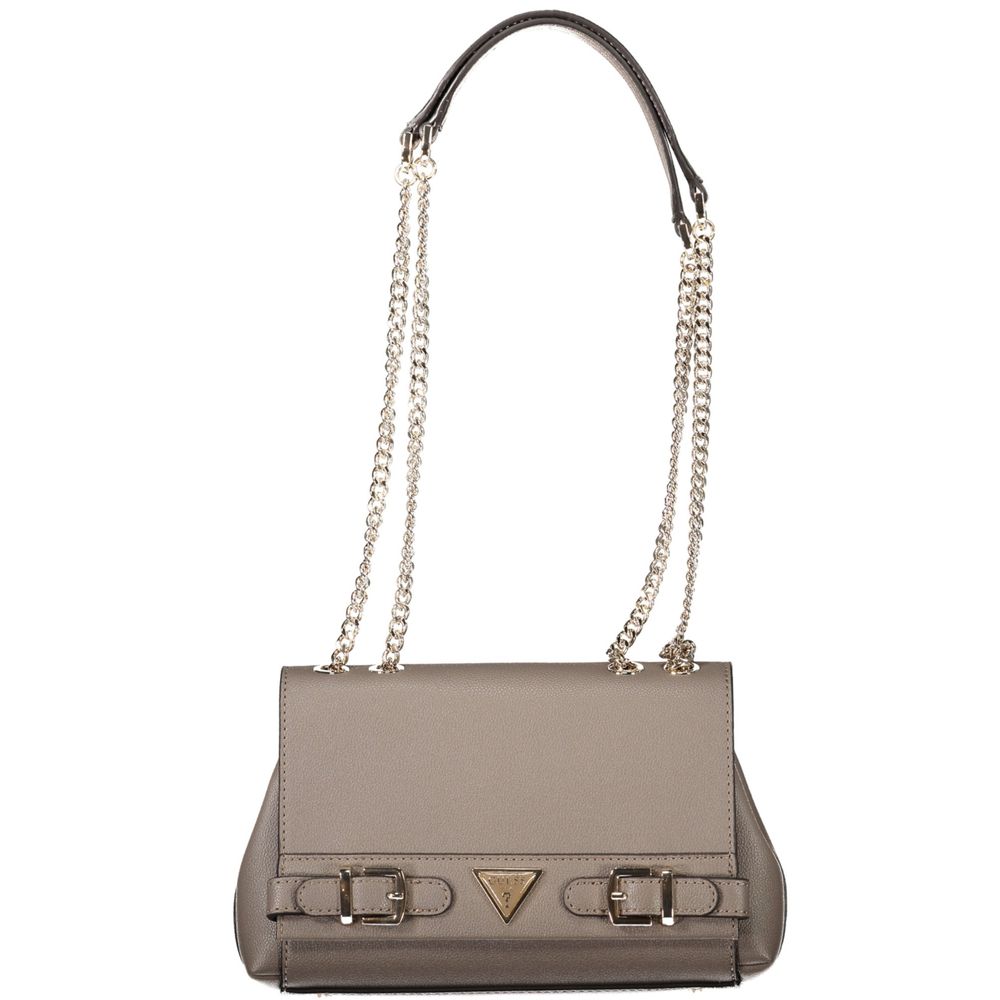 Guess Jeans Brown Polyethylene Handbag