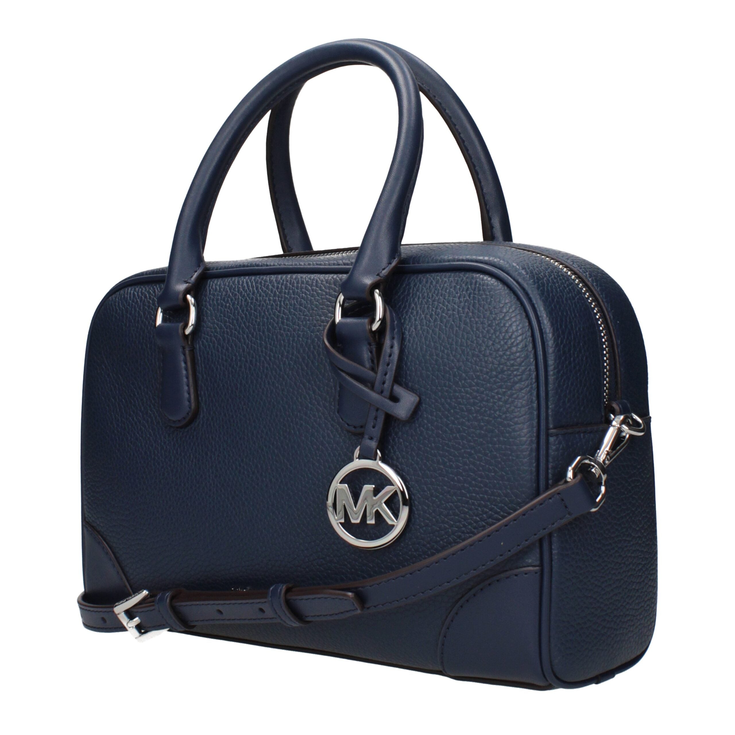 Michael Kors Blue Leather Handbag