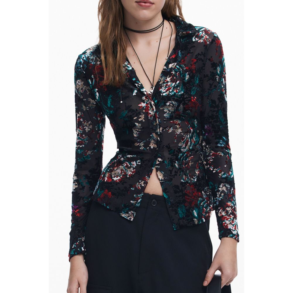 Desigual Nero Poliammide Womens Shirt