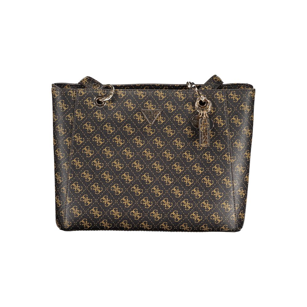 Guess Jeans Marrone Poliuretano Women Handbag