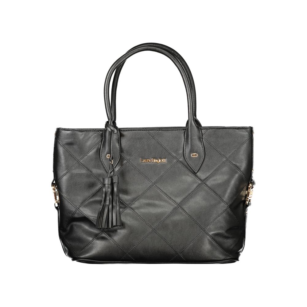 Laura Biagiotti Black PVC Women Handbag