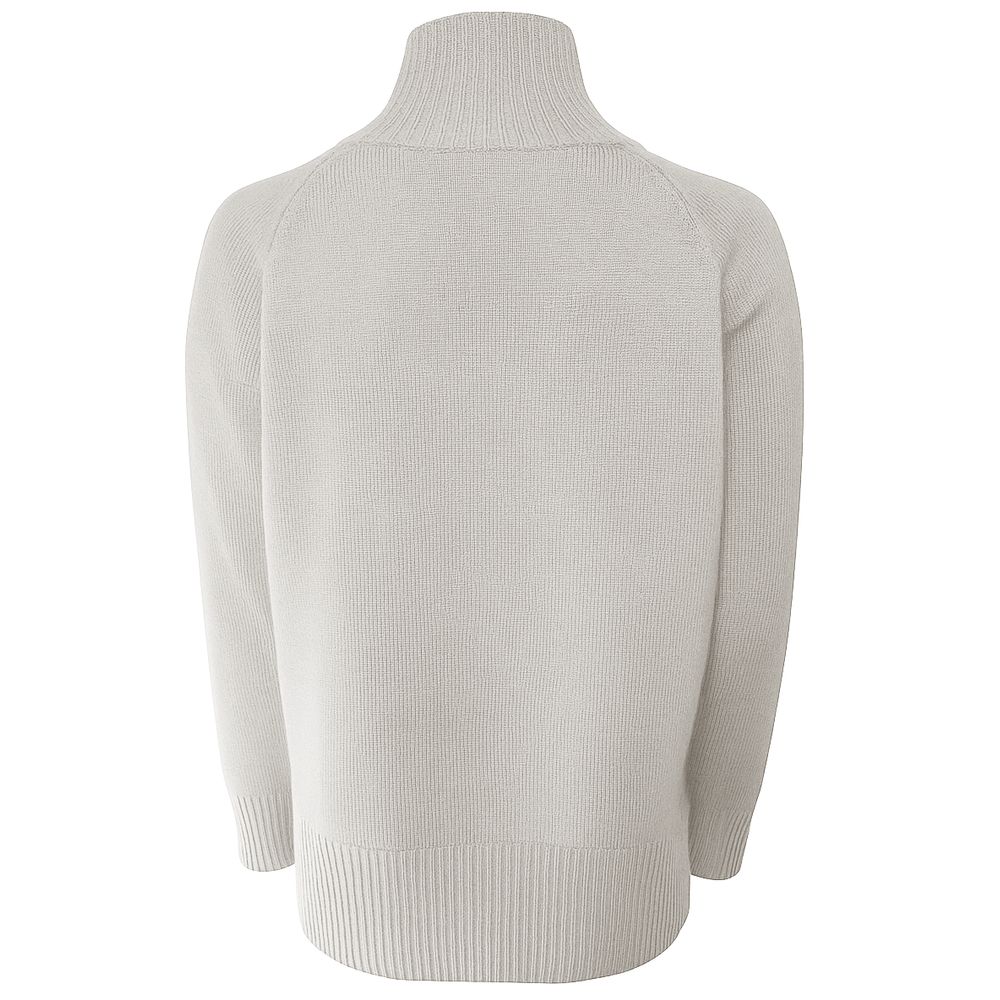 Emilio Romanelli Beige Cashmere Women Sweater