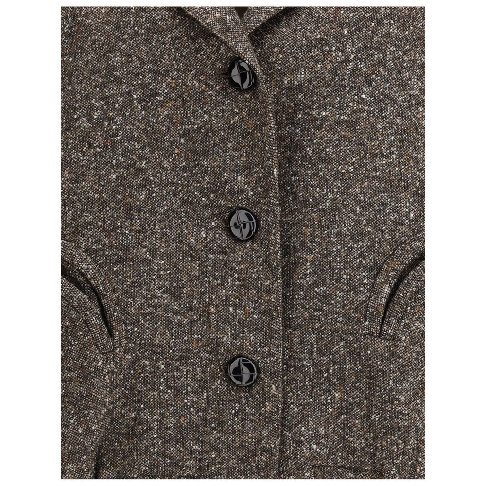 Blazé Milano Brown Polyester Bomber