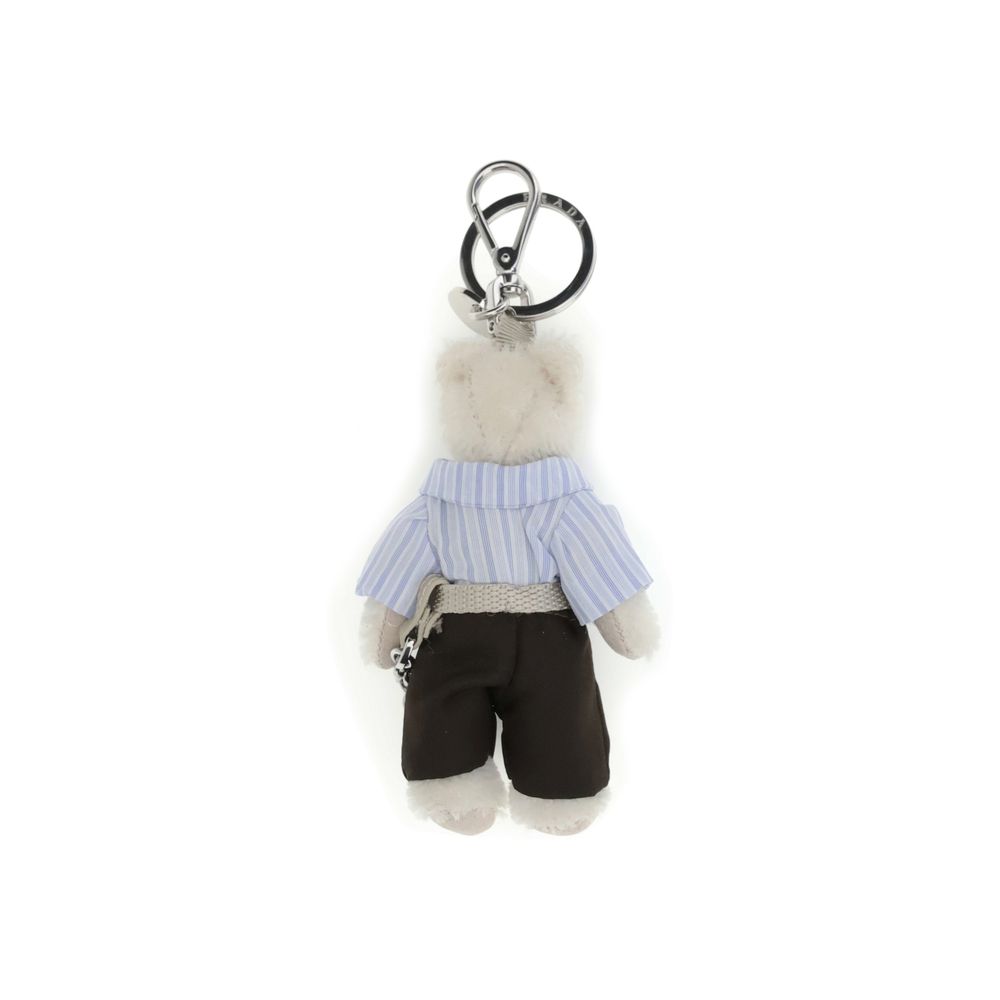 Prada Multicolor Cotton Keychain