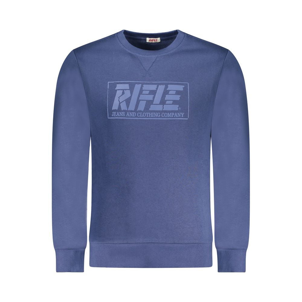 Rifle Blue Cotton Men Sweater