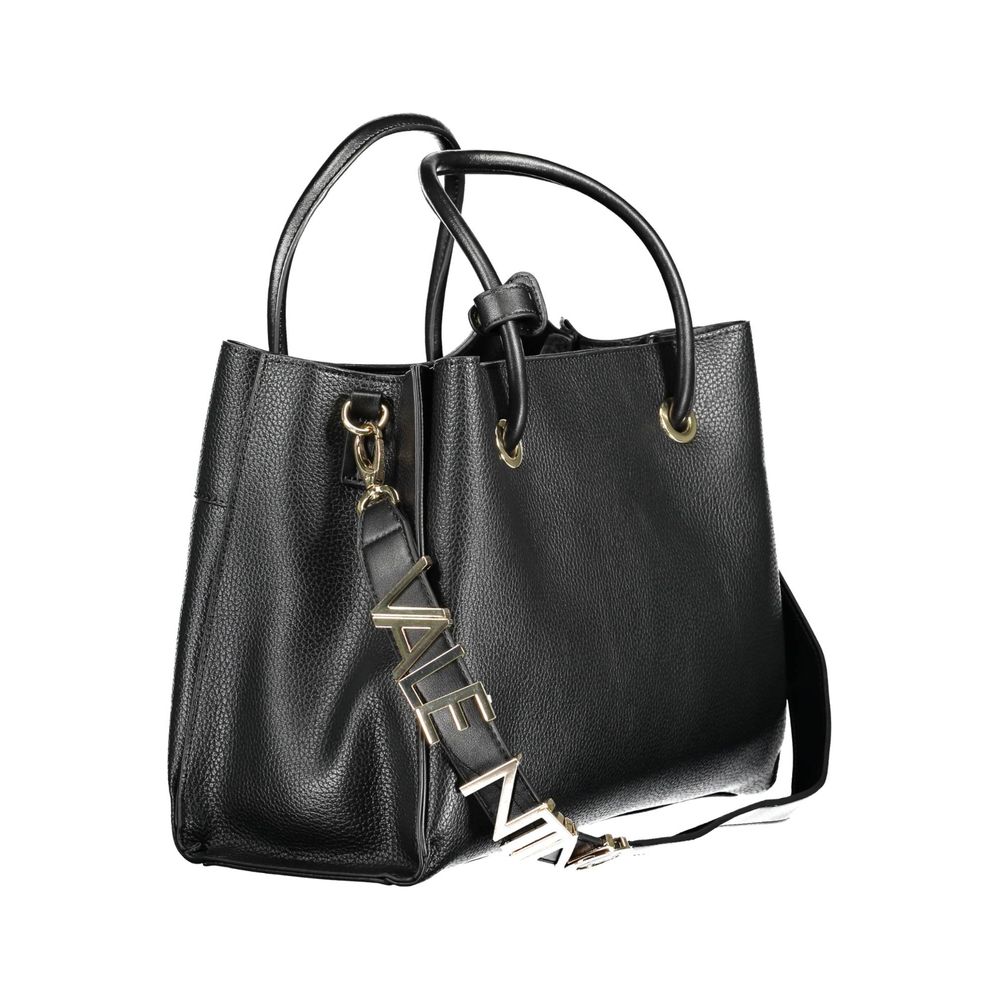 Mario Valentino Black Polyurethane Women Handbag