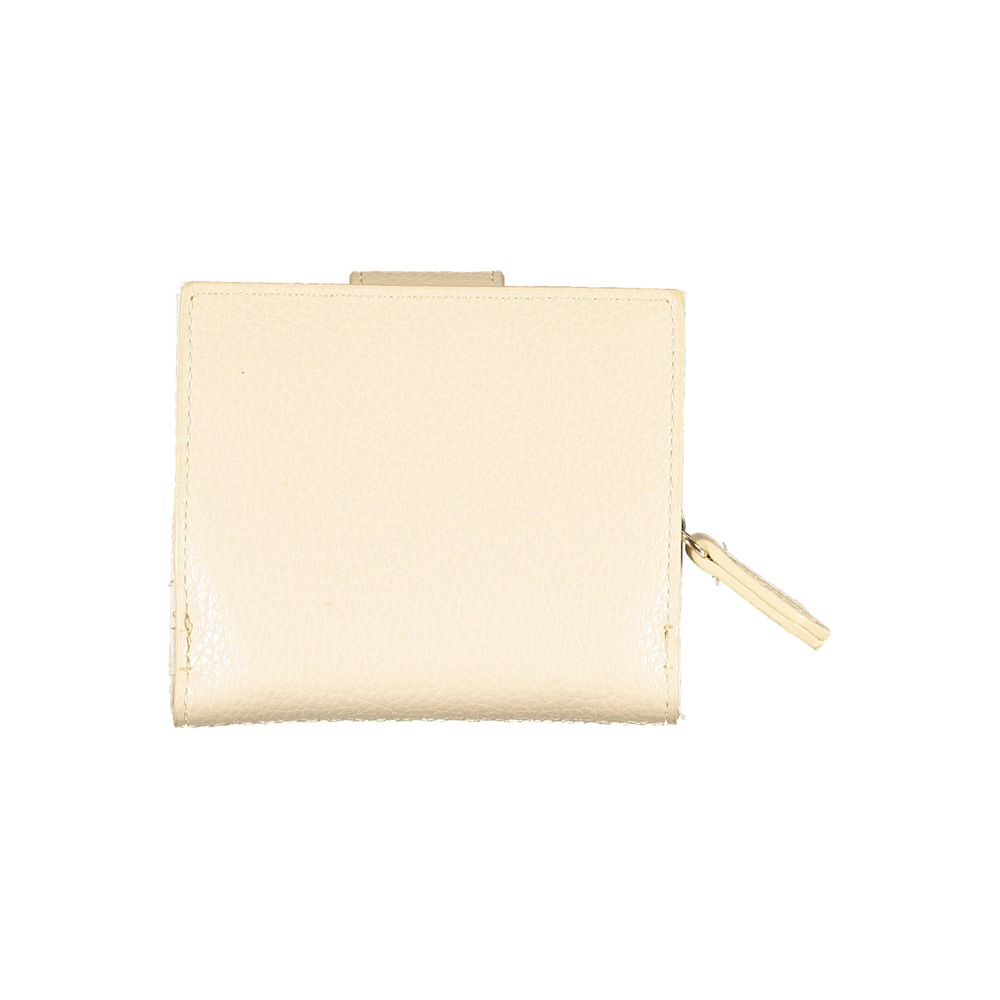 Mario Valentino Beige Polyurethane Women Wallet