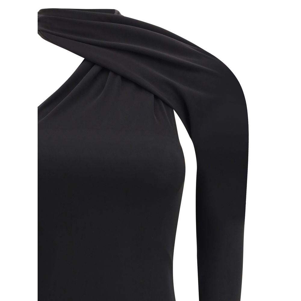 Courrèges Black Viscose Cocktail Dress