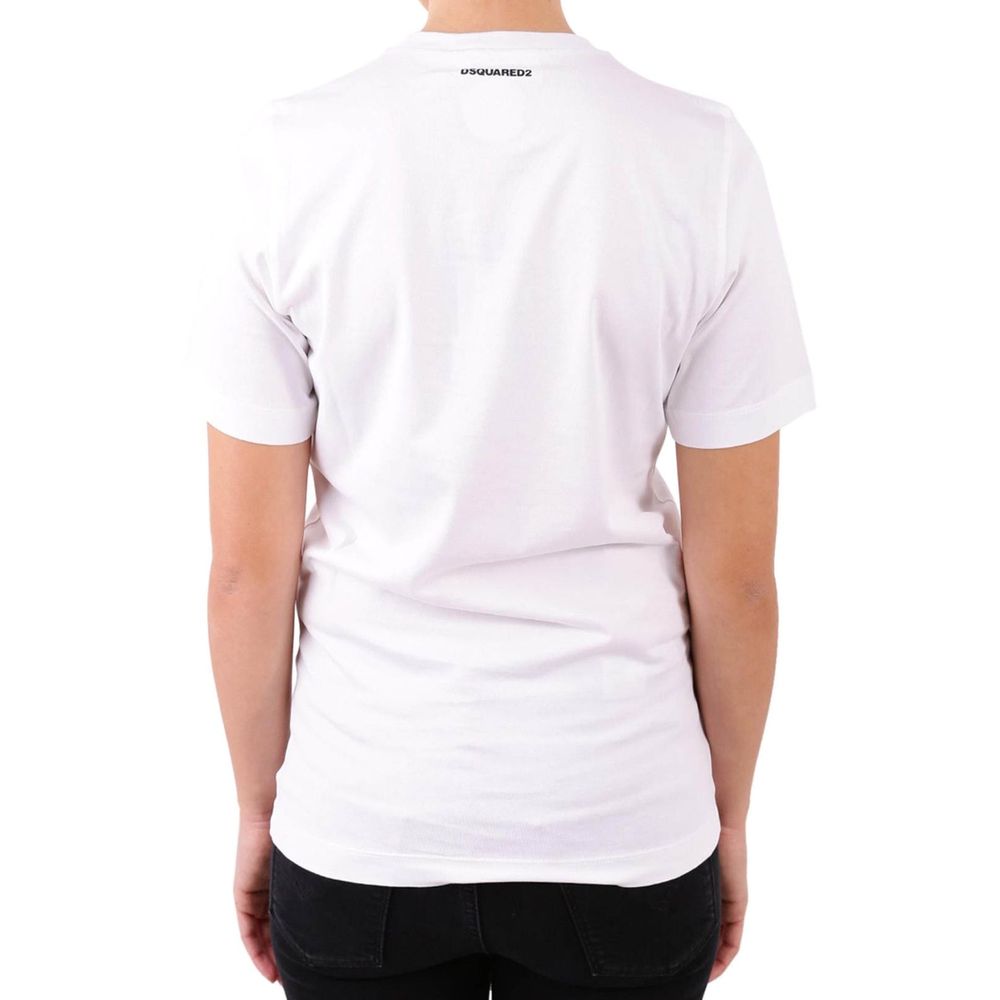 Dsquared² White Cotton T-Shirt