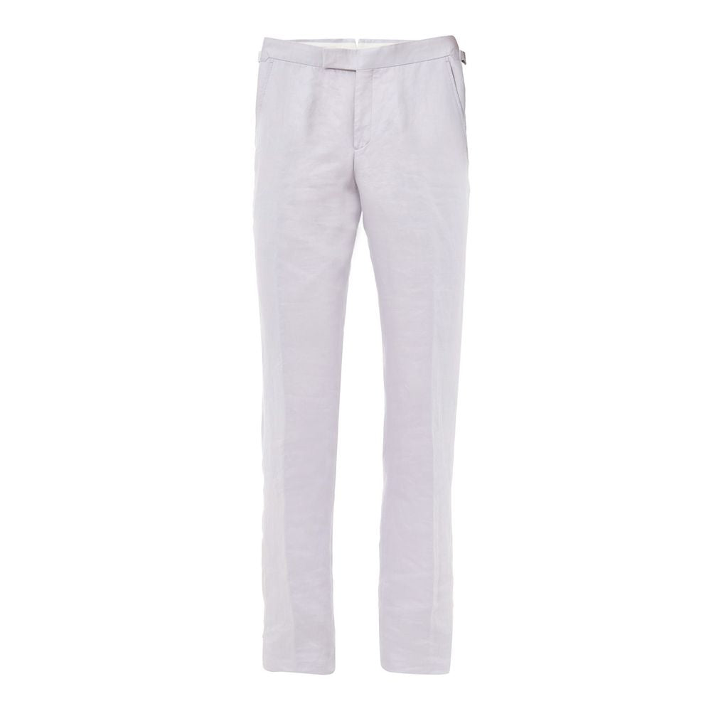 Tom Ford Purple Linen Dress Pants