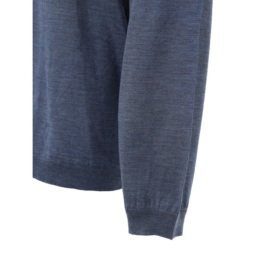 Dolce & Gabbana Blue Silk Sweatshirt