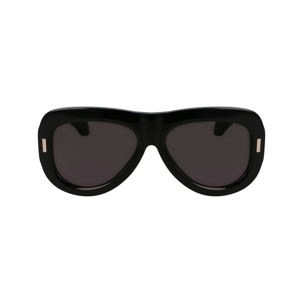 Ferragamo Black Acetate Sunglasses