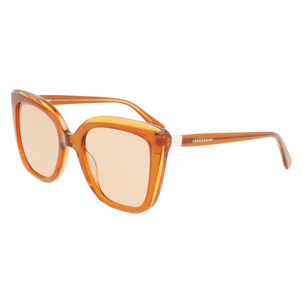 Longchamp Orange Acetate Sunglasses