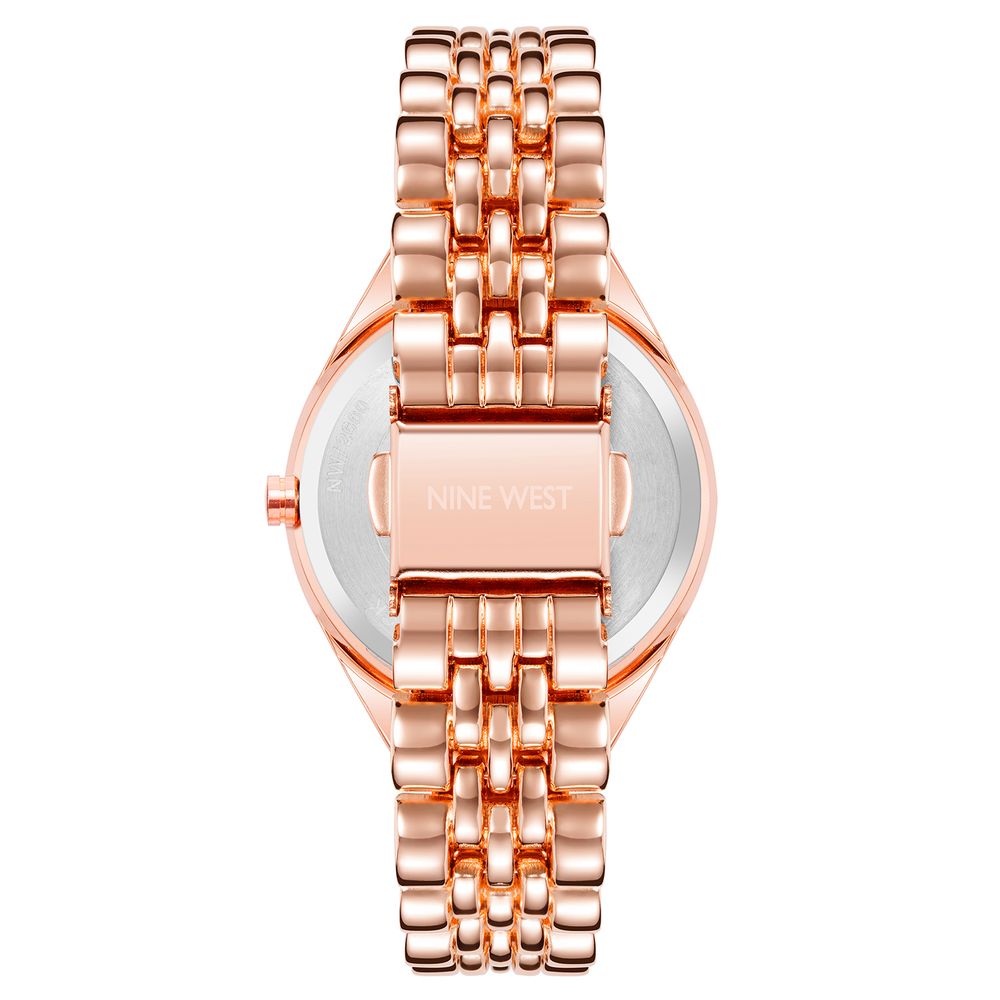 Nine West Multicolor Metal Dress Watch