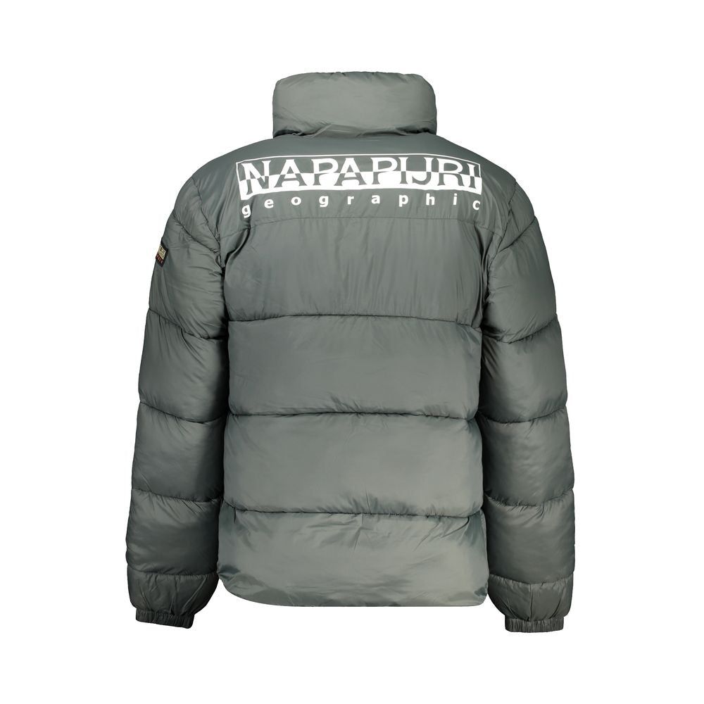 Napapijri Green Polyamide Shell Jacket