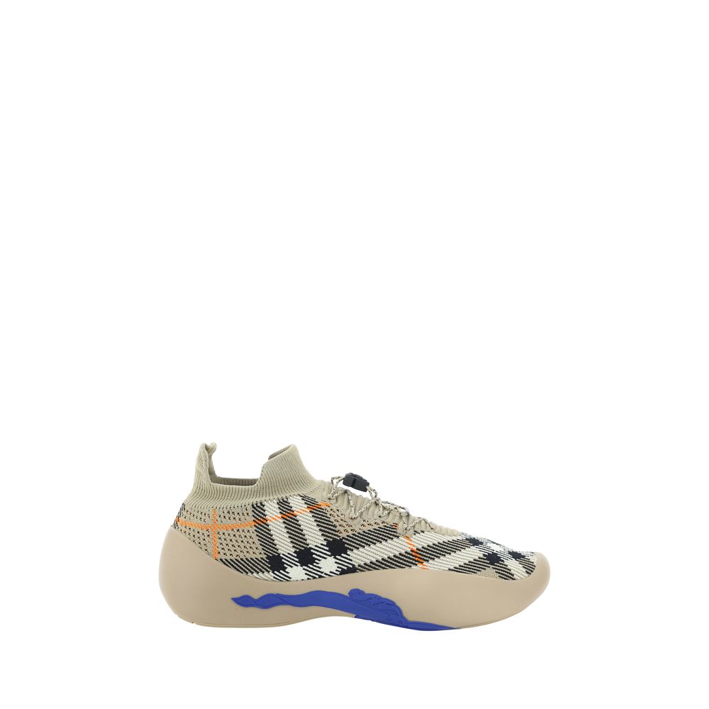Burberry Brown Rubber Athletic Sneakers