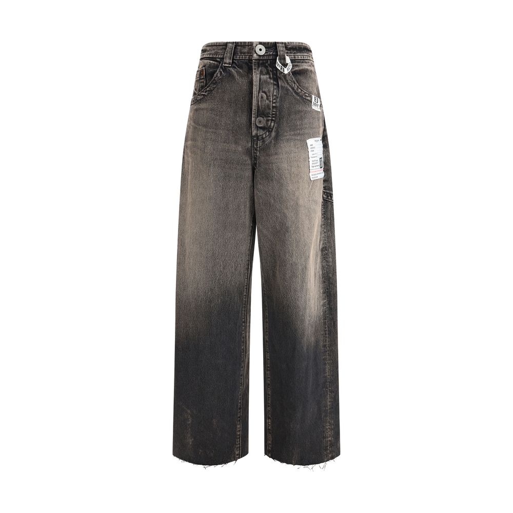 Maison Mihara Yasuhiro Black Cotton Jeans Denim