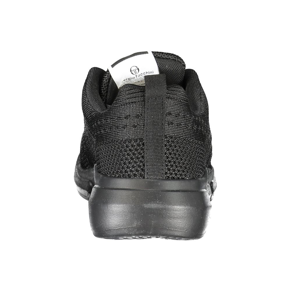 Sergio Tacchini Black Polyester Men Sneaker