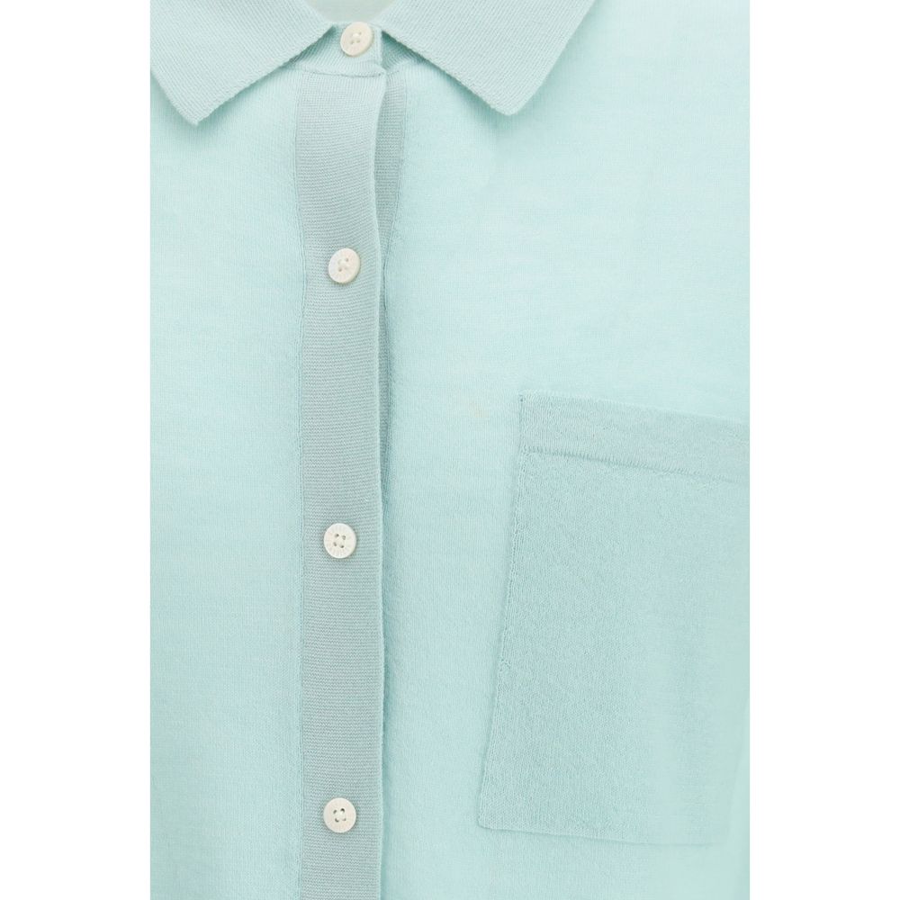 Guest in Residence Light Blue Cashmere Dress Shirt