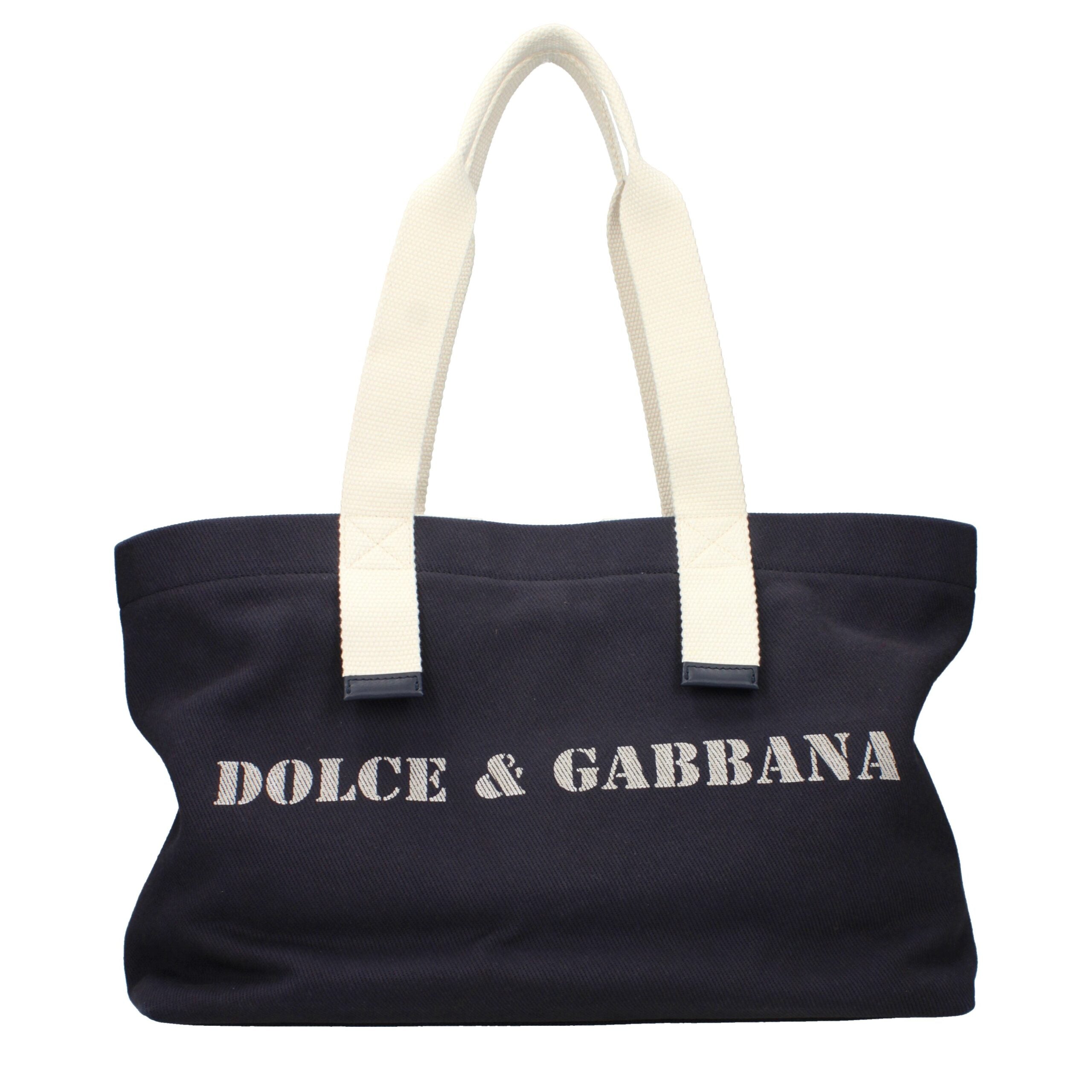 Dolce & Gabbana Blue Fabric Shoulder Bag