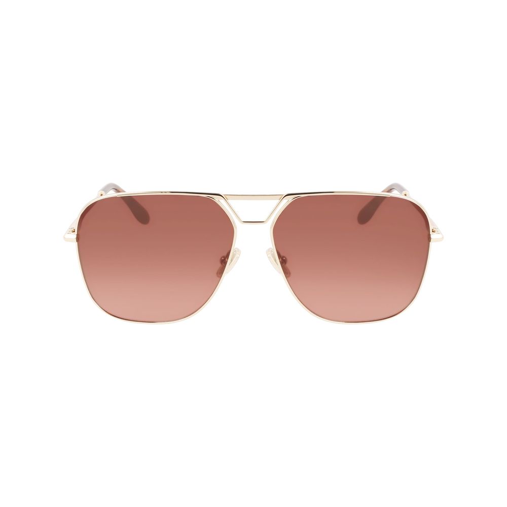 Victoria Beckham Gold Metal Sunglasses