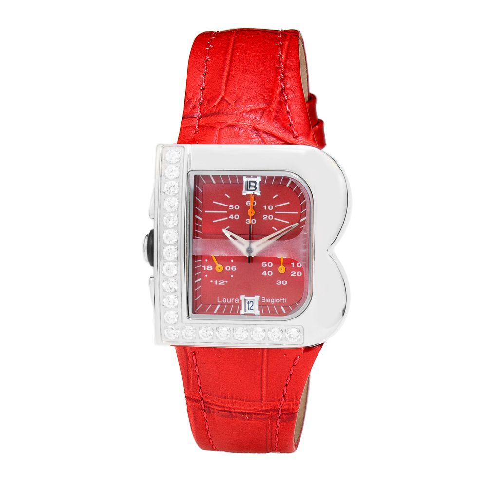 Laura Biagiotti Multicolor Leather Dress Watch