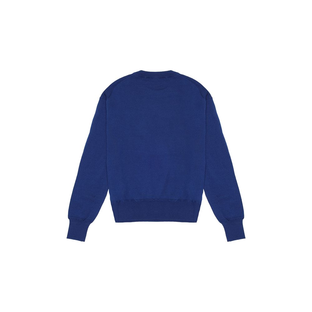 Love Moschino Blue Wool Sweatshirt