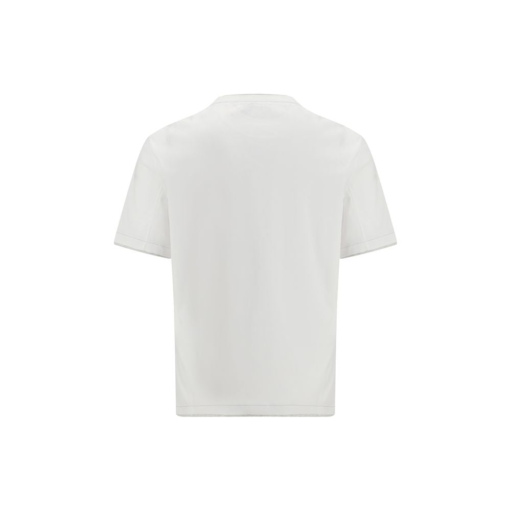 Brunello Cucinelli White Cotton T-Shirt