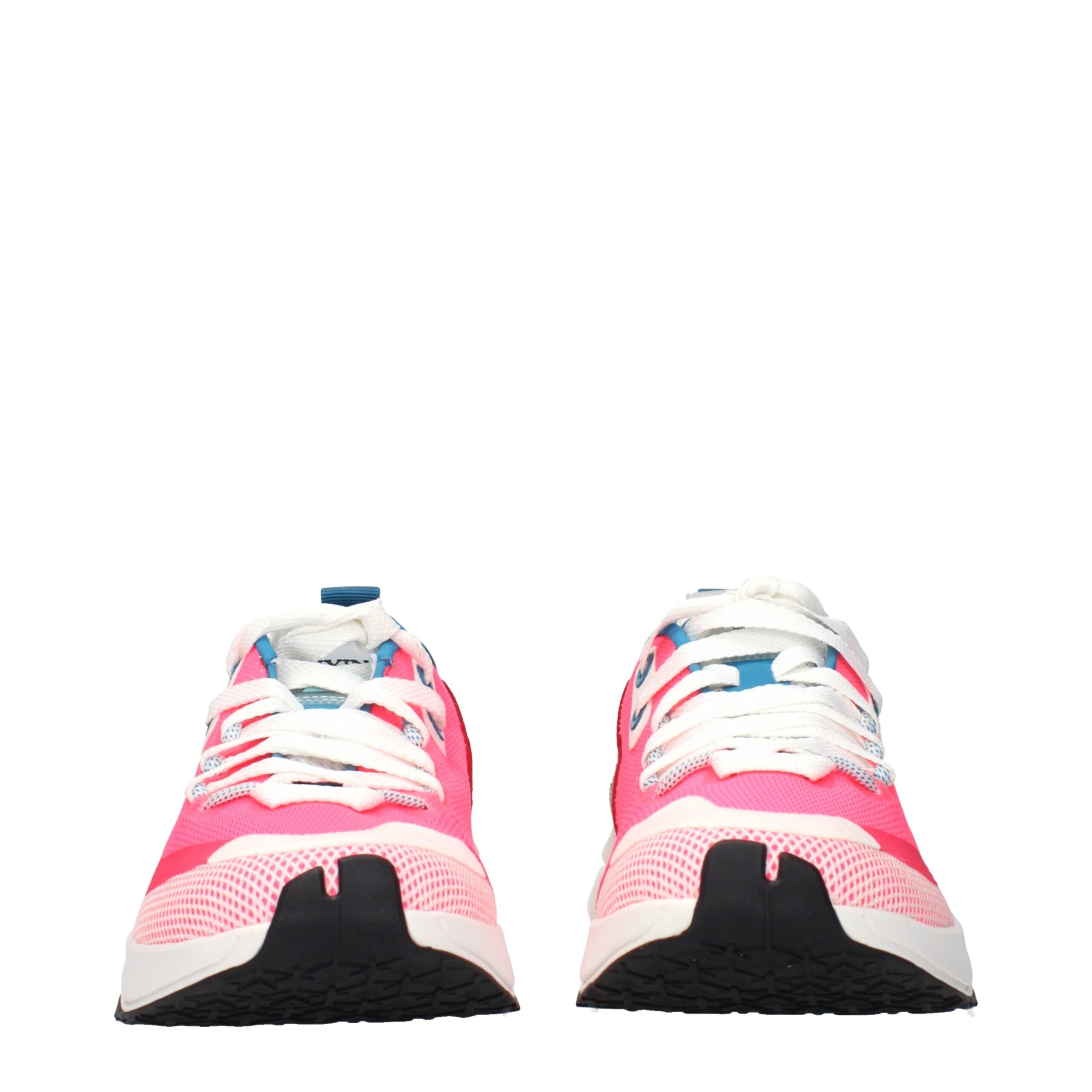 Lanvin Pink Fabric Athletic Sneakers