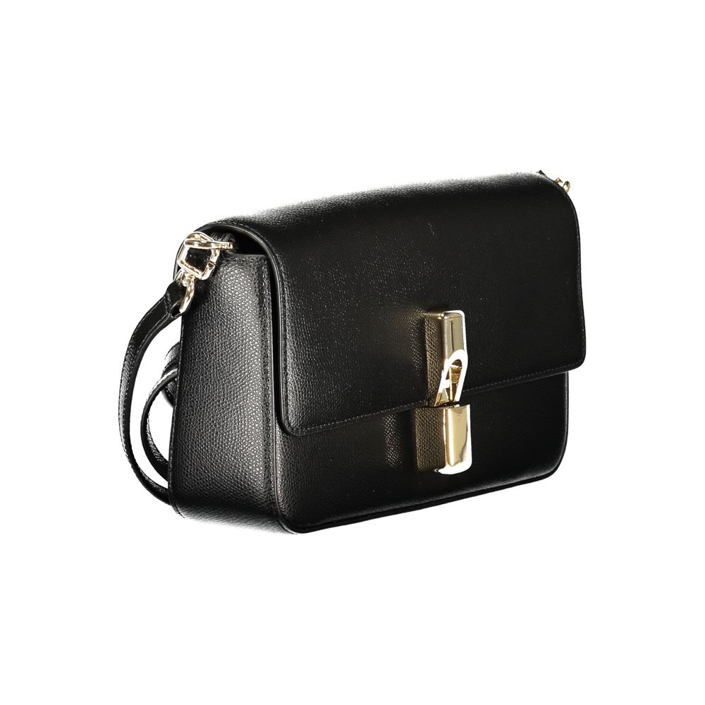 Furla Nero Leather Women Handbag