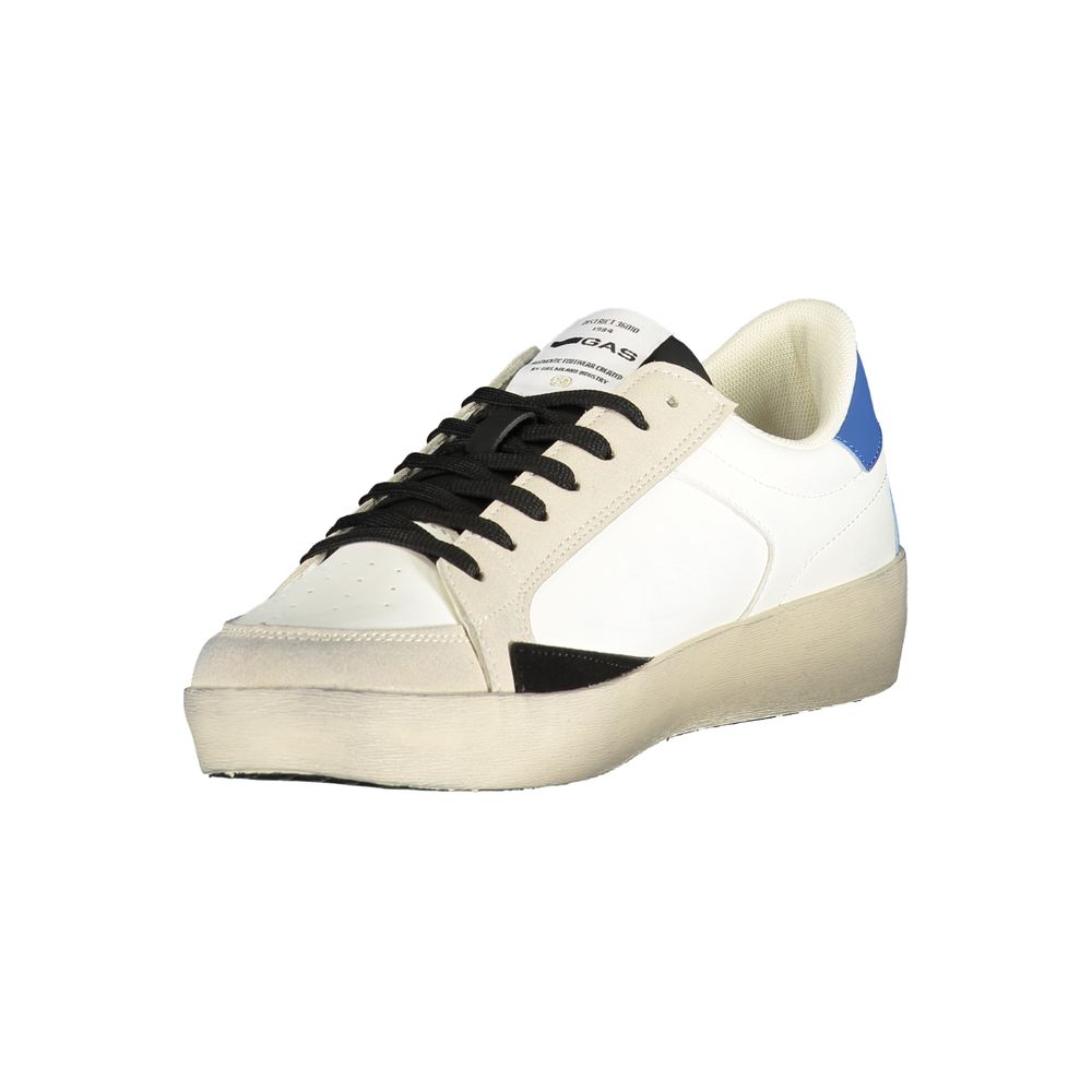 Gas Bianco Polyurethane Men Sneaker