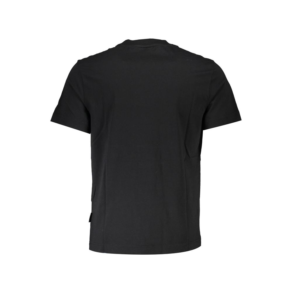 Napapijri Black Cotton Men T-Shirt
