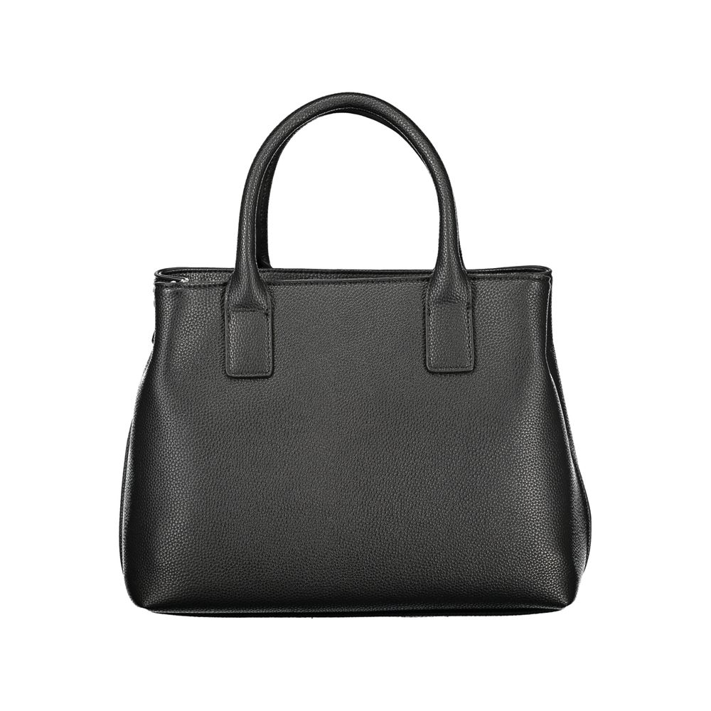 Mario Valentino Black Polyurethane Women Handbag