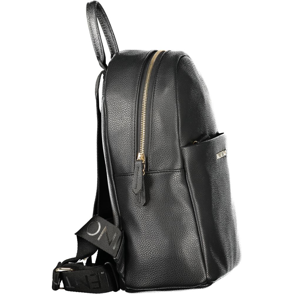 Mario Valentino Black Polyurethane Women Backpack
