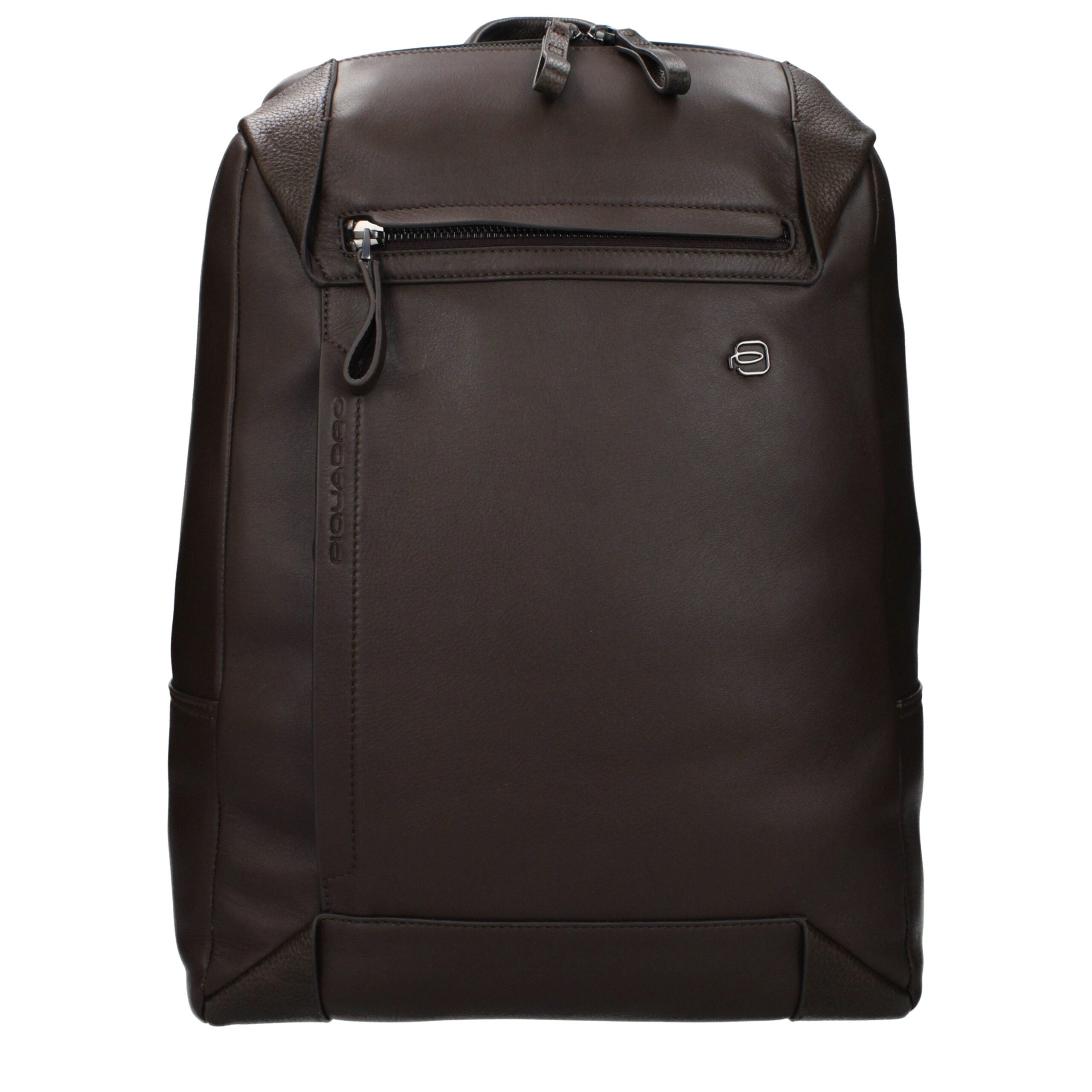 Piquadro Brown Leather Backpack