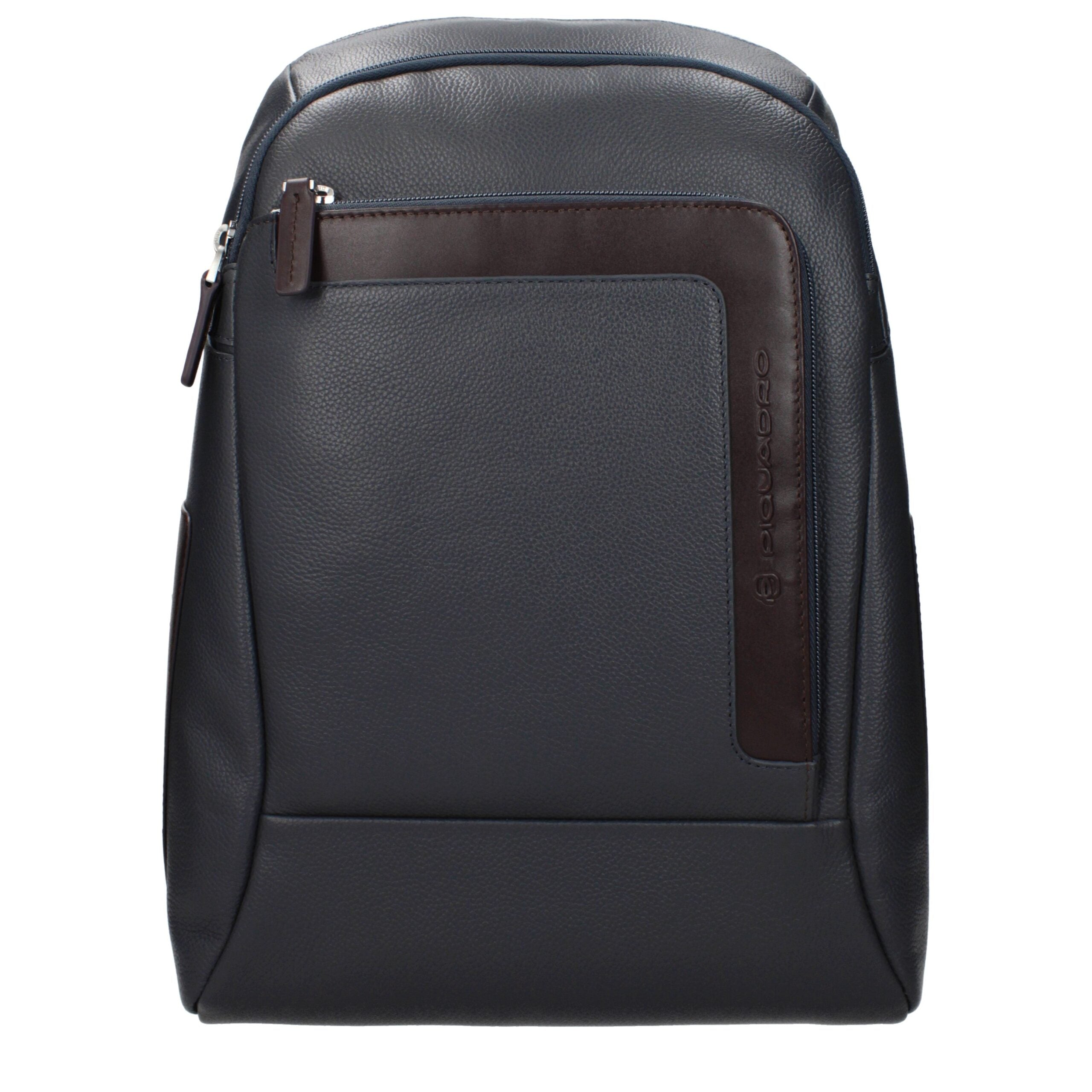Piquadro Gray Leather Backpack