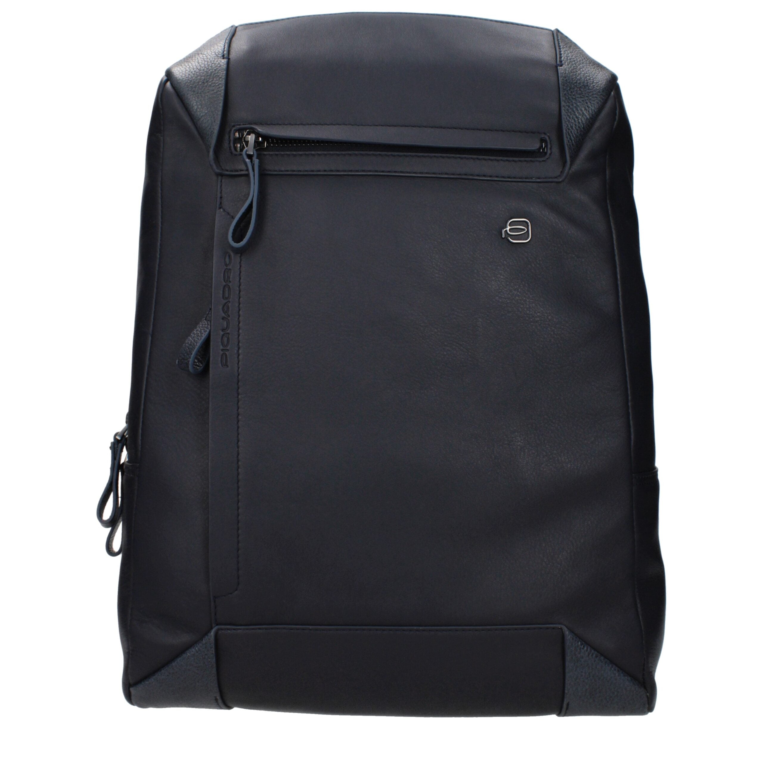 Piquadro Blue Leather Backpack
