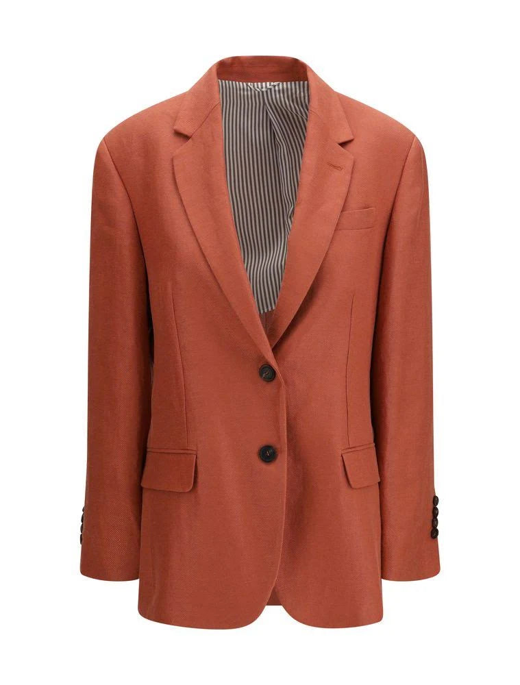 Brunello Cucinelli Multicolor Linen Blazer